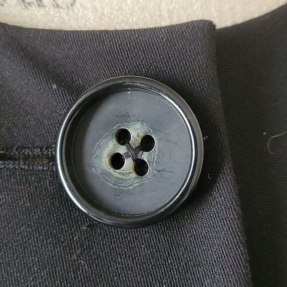 Apt 9 Black Retro Minimalist career Jacket - Picture 3 of 10